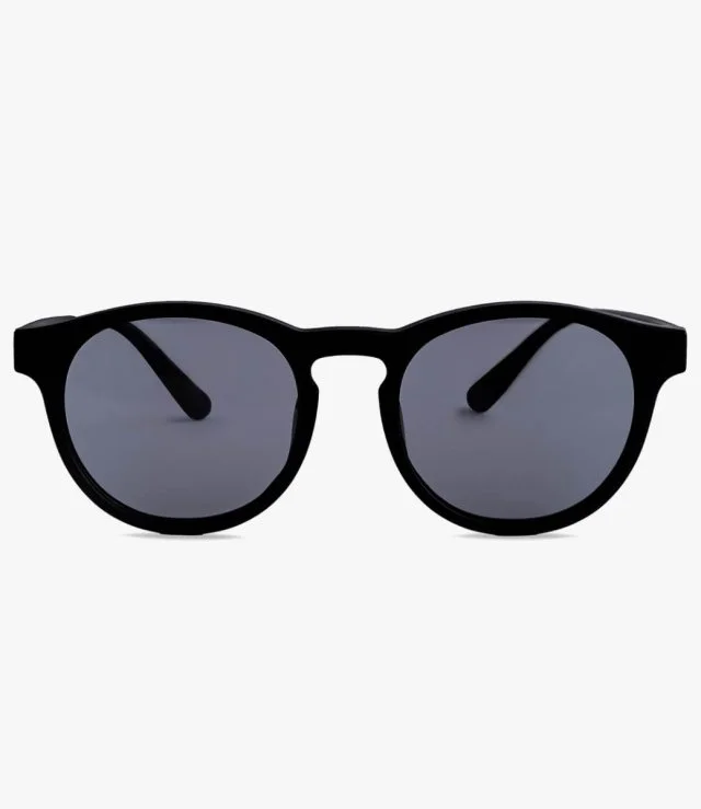 نظارات شمسية مرنة - أسود غير لامع + جراب من ليتل سول +