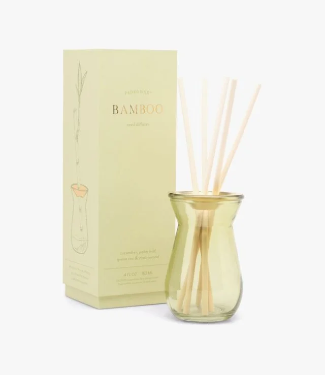 Flora Bulb 4fl oz Sage Green Glass Diffuser Bamboo  by Paddywax