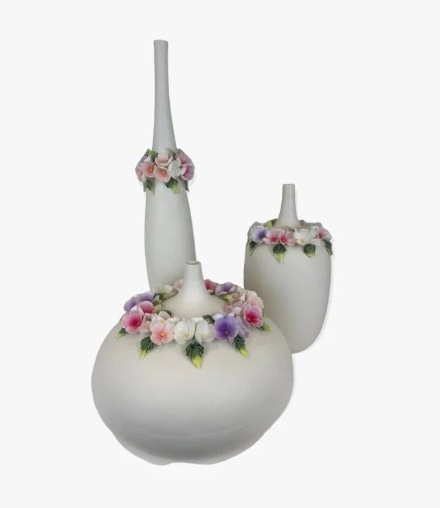 Floral Marble Vases st