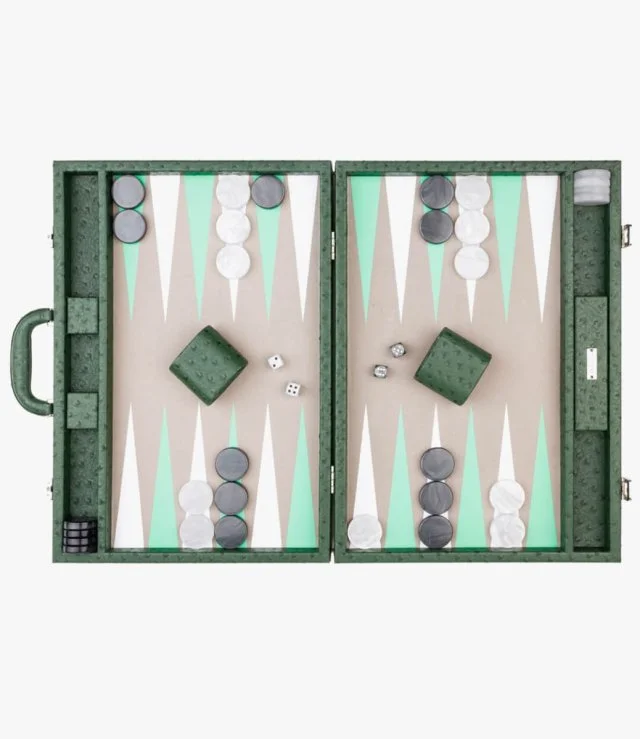 لعبة الطاولة كبيرة خضراء من فيدو باكجامون