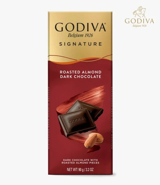 Signature Roasted Almond Dark Chocolate By Godiva