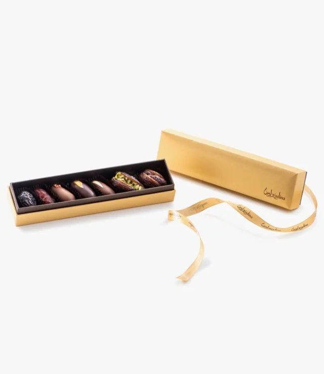 Gold Small Rectangle - 7 pieces of Dates By Zadina