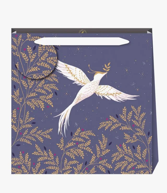 Golden Winter Dove Small Bag by Penny Kennedy