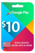 Google Play Gift Card - USD 10