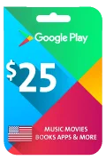 Google Play Gift Card - USD 25