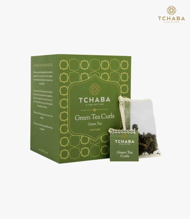 Green Tea Curls 20 Sachets by Tchaba Tea