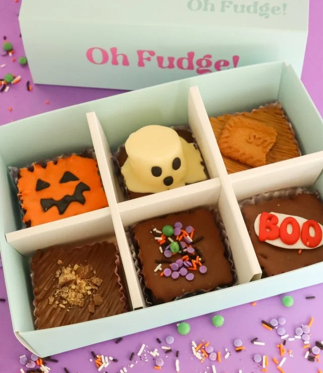 Halloween Box Of 6 by Oh Fudge