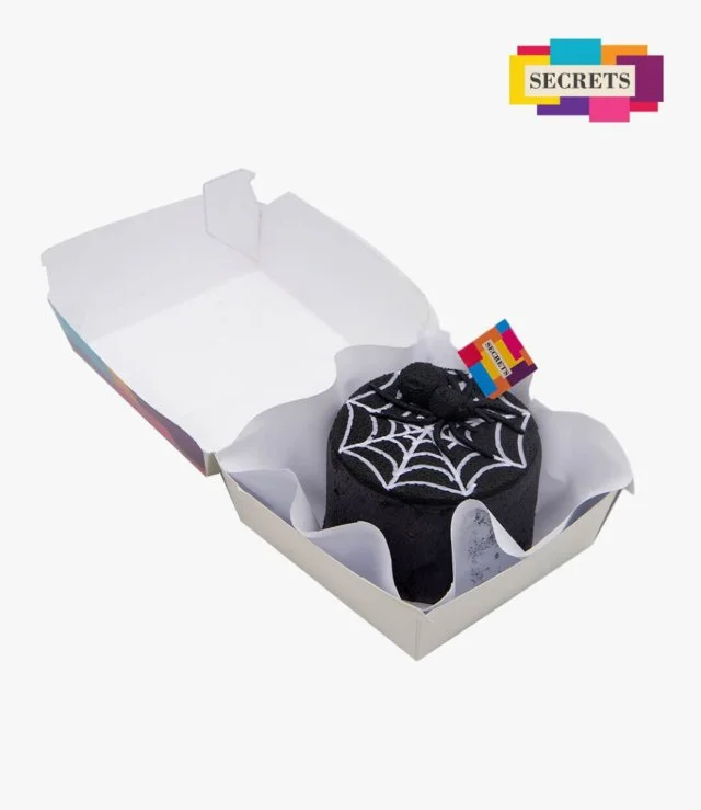 Halloween Lunch Box Cake-Spider Design 