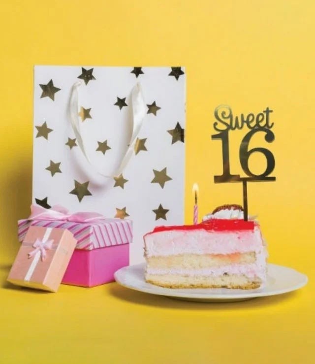Happy 16th Birthday Cake Topper