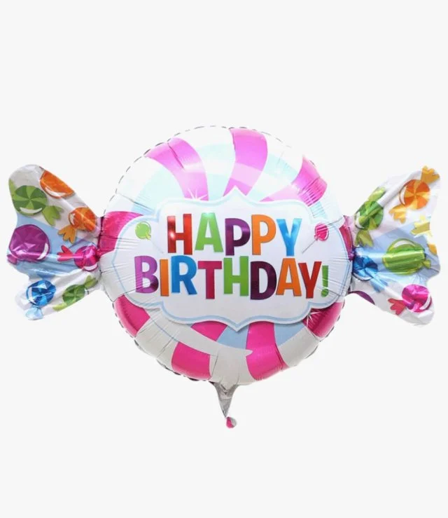 Happy Birthday Candy Shaped Balloons