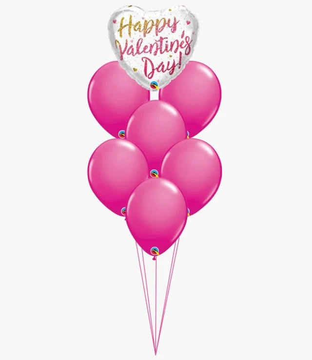 Happy Valentines Day Balloon Bundle