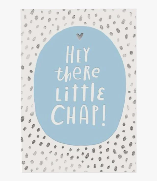 Hey There Little Chap Greeting Card by Bijou