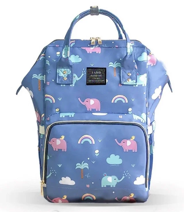 حقيبة مستلزمات الاطفال - لون أزرق