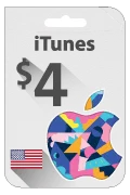 iTunes Gift Card - USD 4