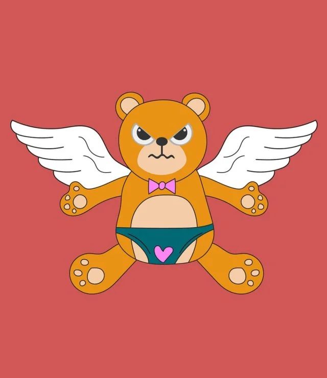 Kawaii Rouge Bear Limited Edition NFT By Ouss Billy