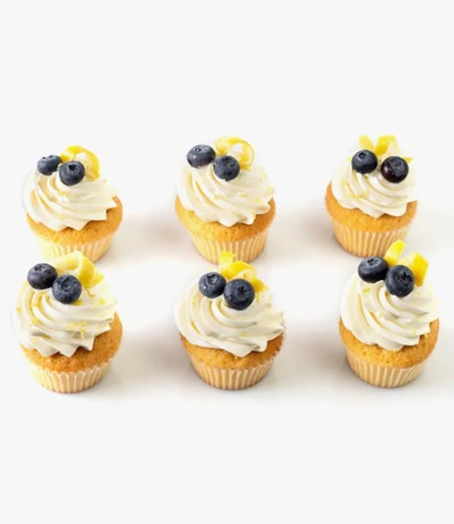 Keto Lemon Blueberry Cupcakes By Cake Social