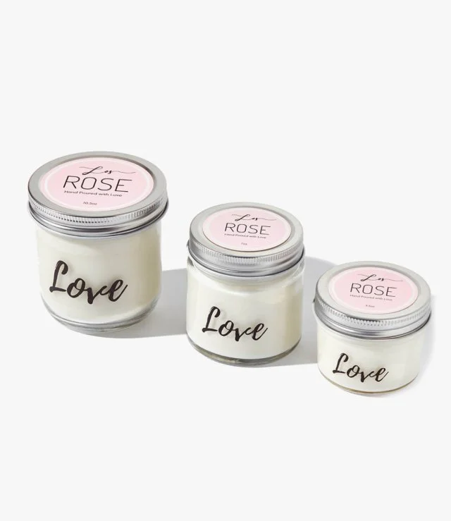 Light within Collection Rose Candle 100ml By Light of Sakina