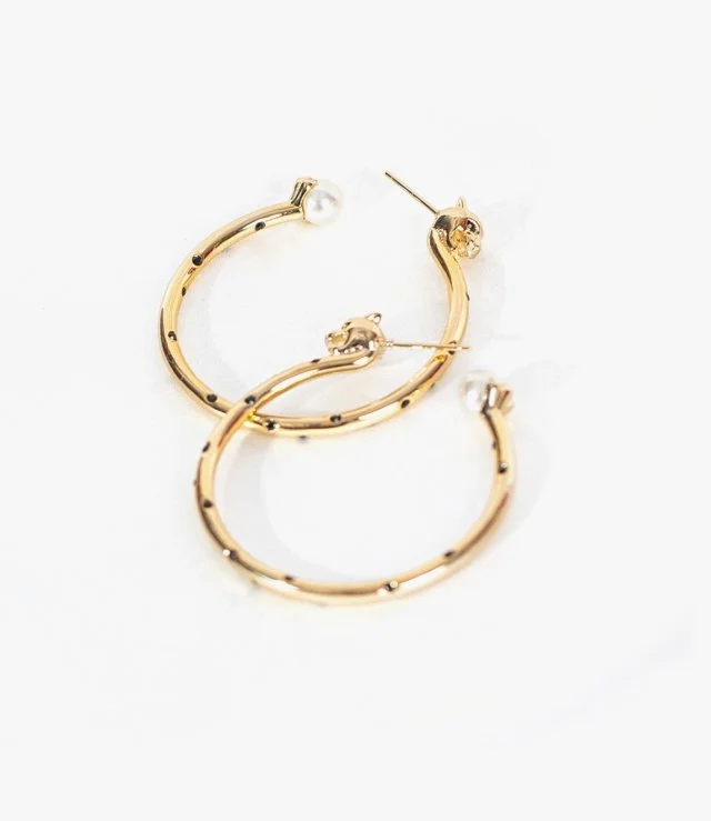 Queen Sheba Hoops - Gold By Lily & Rose