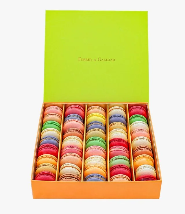 40-pcs Majestic Macarons by Forrey & Galland