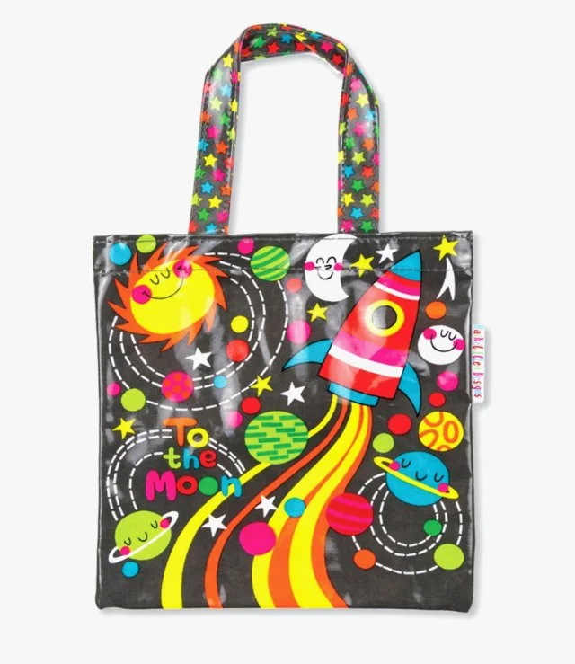 Mini Tote Bags - To The Moon By Rachel Ellen Designs