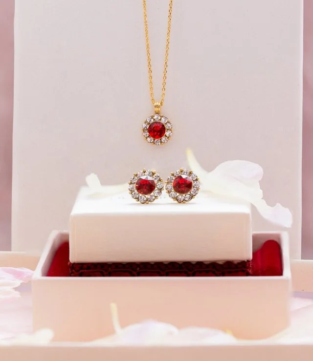 Miss Sofia Scarlet Red 2pcs Gift Set By Lily & Rose