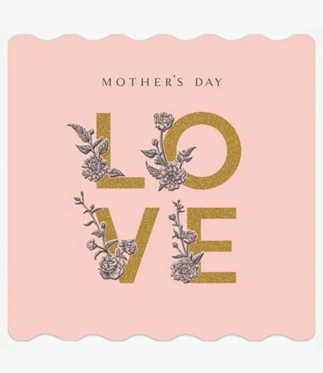 Mother's Day LOVE Greeting Card by Alice Scott