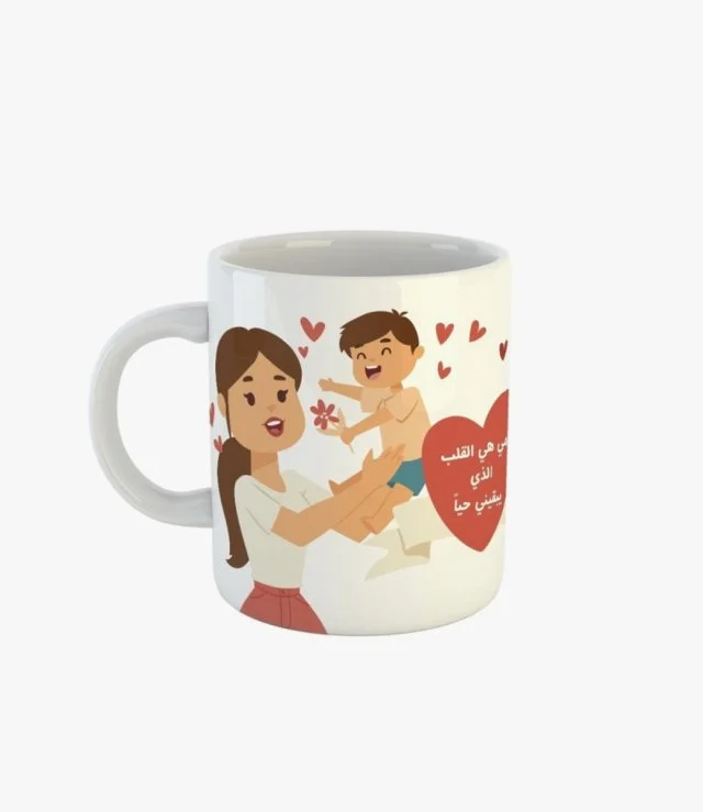 Mothers Day Mug - Mommy Is My Heart