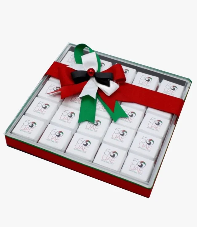 National Day Acrylic Chocolate Box - 500g - Pack of 10 Boxes By Le Chocolatier