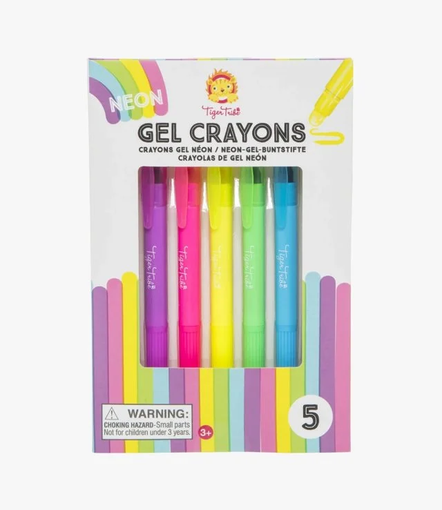 Neon Gel Crayons By Tiger Tribe