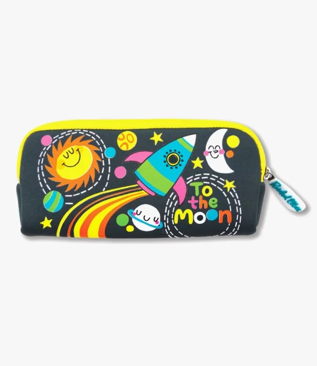 Neoprene Pencil Cases - To The Moon By Rachel Ellen Designs