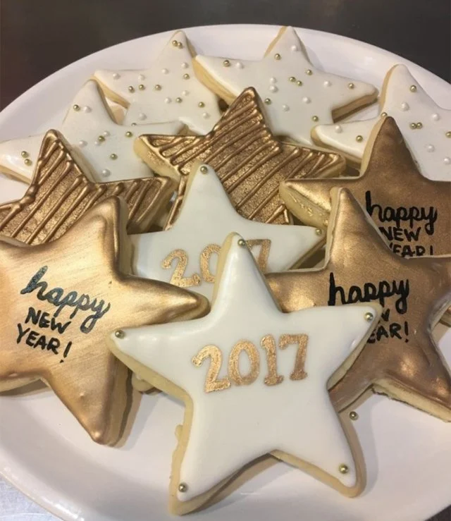 New Year Stars Cookies