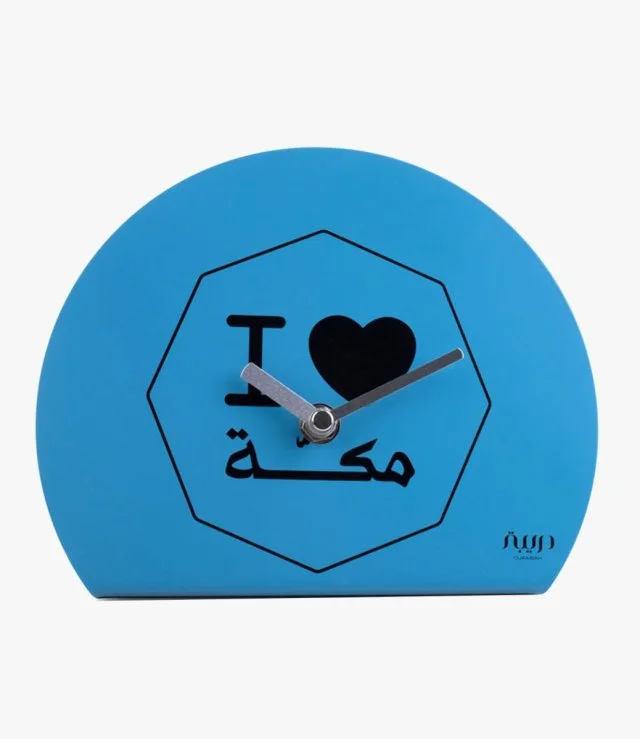 Octagon I ♥ Makkah Blue