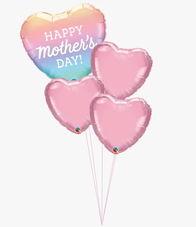 Ombre Happy Mothers Day Balloon Bundle
