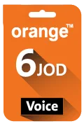 Orange Voice Recharge Card - JOD 6