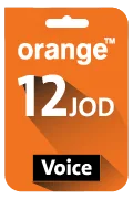 Orange Voice Recharge Card - JOD 12