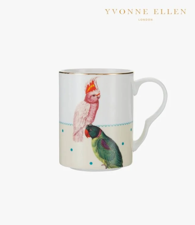 Parrot Mug by Yvonne Ellen