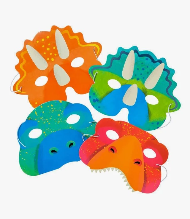Party Dinosaur Masks 8pc Pack by Talking Tables