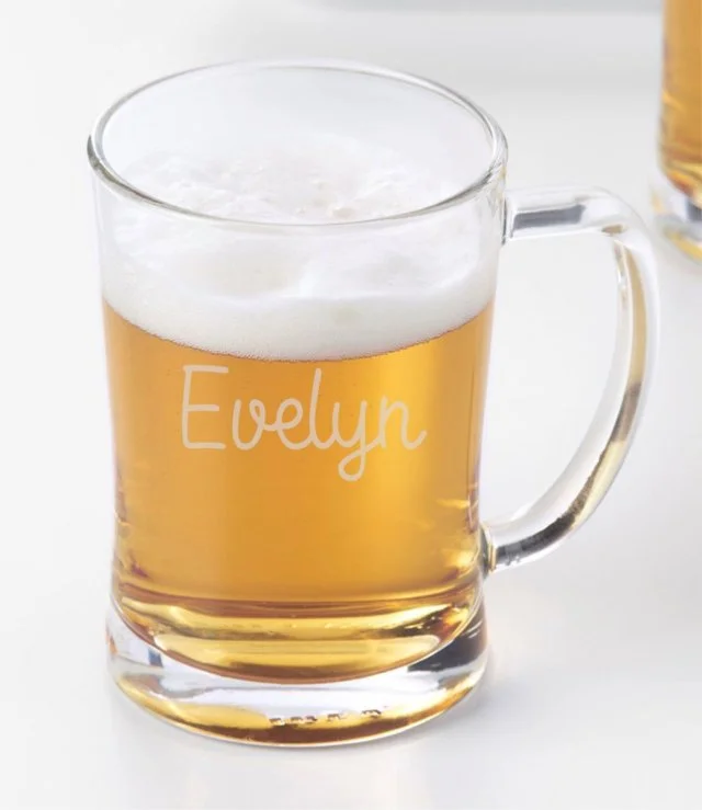 Personalized Name Beer Glass