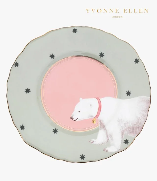 Polar Bear Sandwich Plate 22Cm By Yvonne Ellen