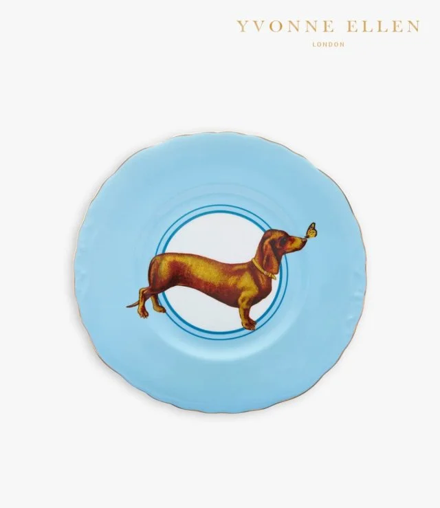 Posh Puppy Plate by Yvonne Ellen