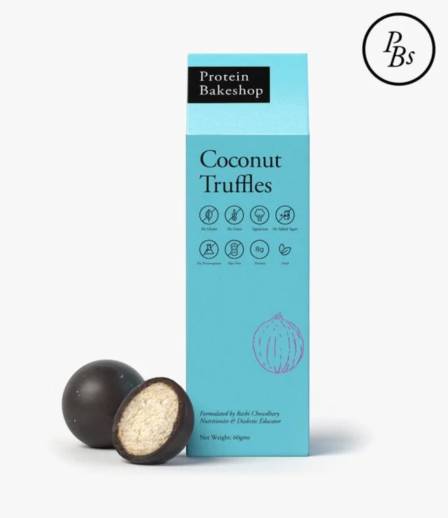 Coconut Truffles by Protein Bakeshop - Set of 3 Boxes