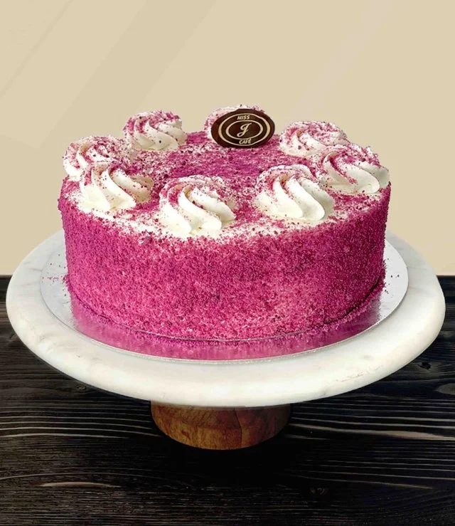 Purple Velvet Cake by Miss J Cafe