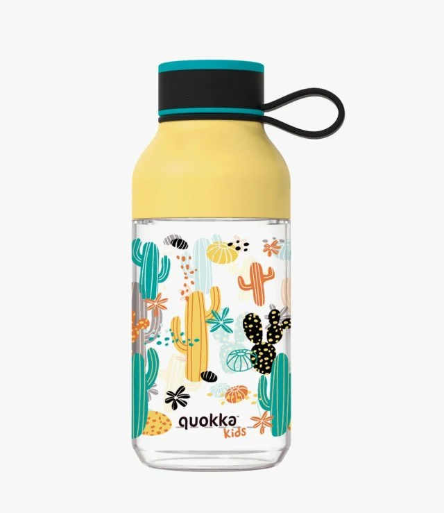 Quokka Kids Tritan Bottle Ice With Strap Cactus 430 ml