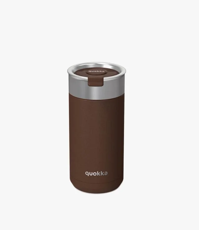 Quokka Thermal Stainless Steel Coffee\Tea Tumbler With Infuser Chocolate 400 Ml