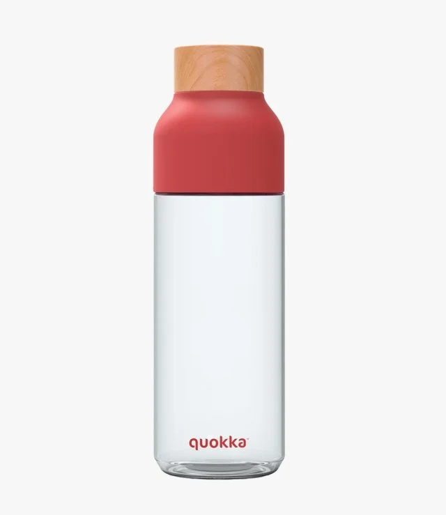 زجاجة مياه تريتان مع غطاء محكم الاغلاق حجم 720 مل تصميم  احمر