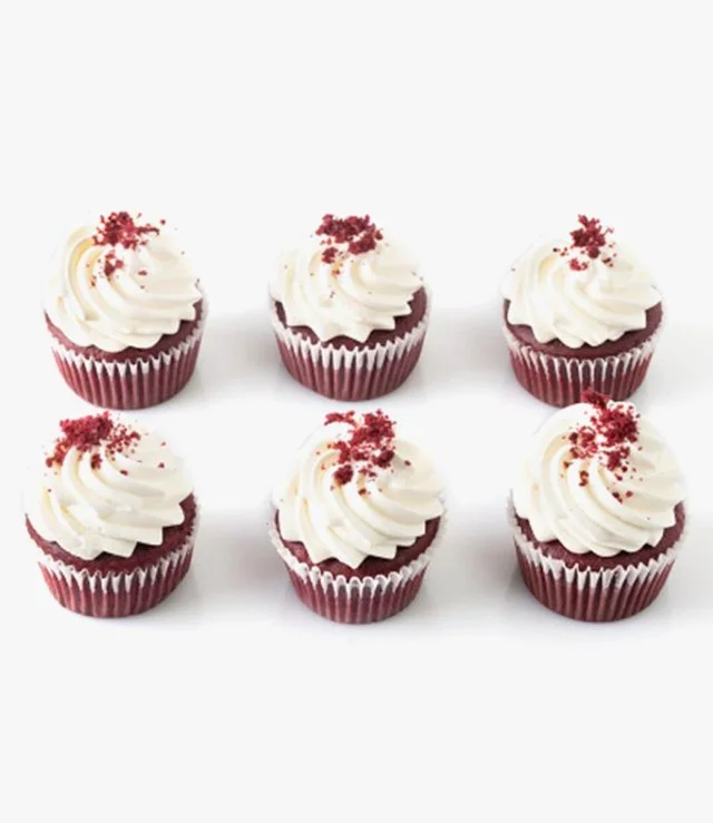 Red Velvet Fresh Cream Cupcakes By Cake Social