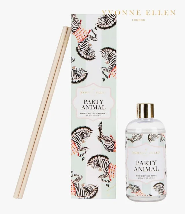 Reed Diffuser Refill 200ml Party Animal By Yvonne Ellen