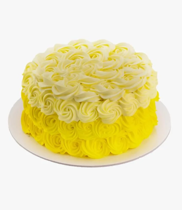 Rose Swirl Cake - Yellow By Mister Baker