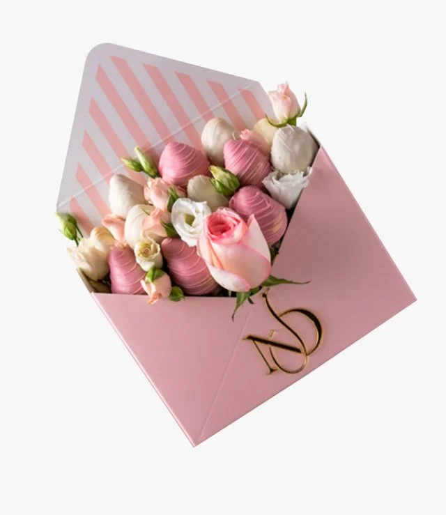 Roses and Strawberry Box