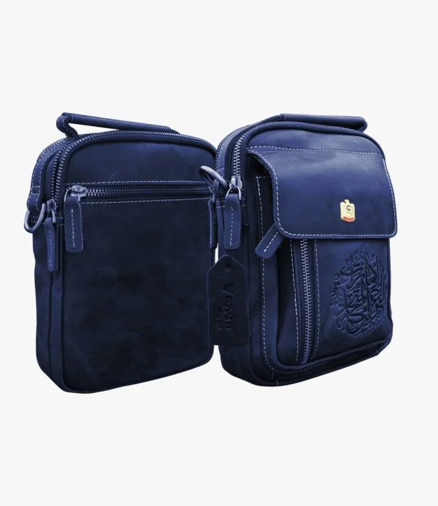Rovatti Side Bag Due Navy Blue